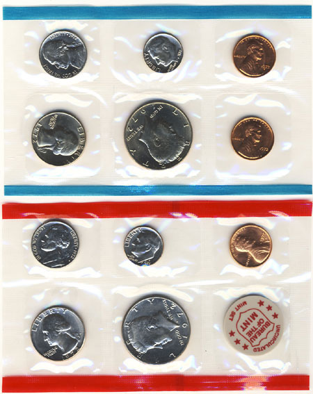 1973 P and D US Mint Uncirculated Coin Set 