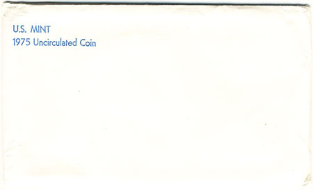 1975 Mint Set packaging
