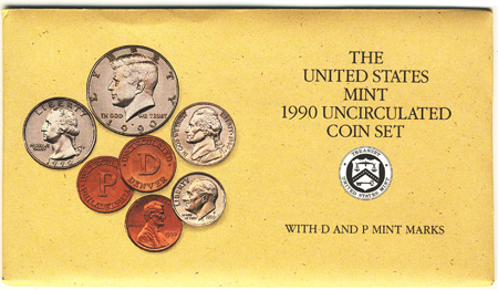 1990 Mint Set | US Mint Uncirculated Coin Sets