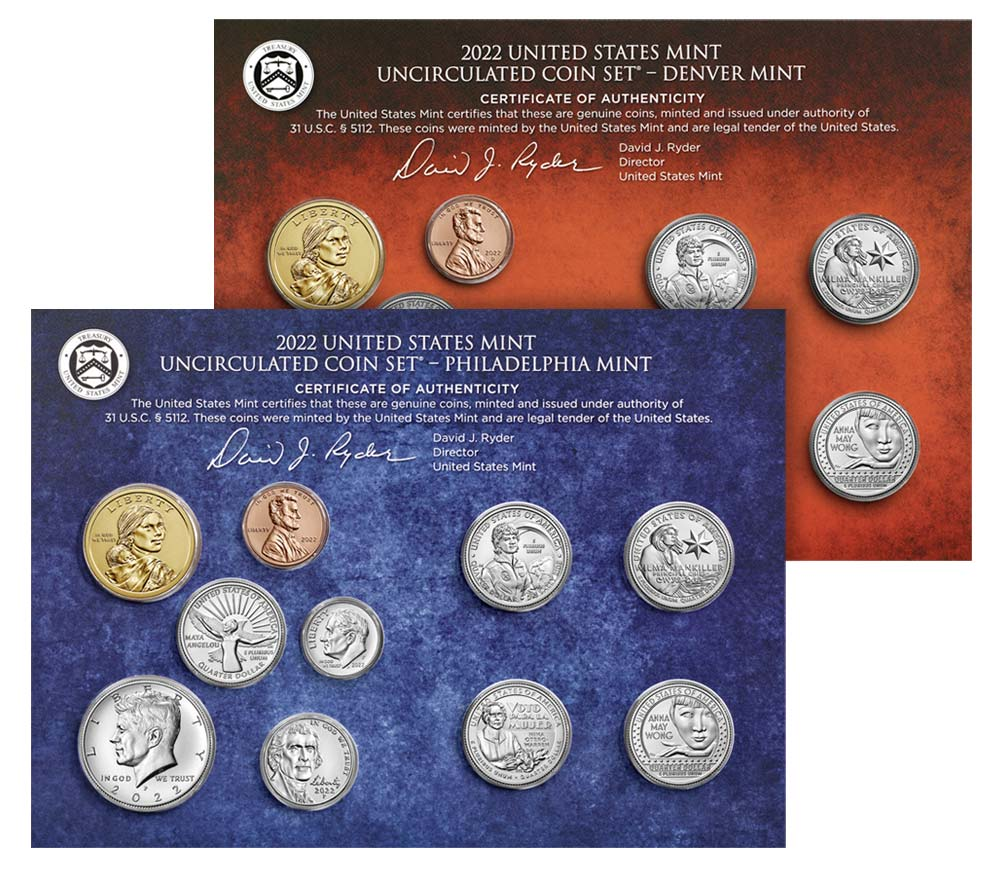 Mint coin. Монеты США 2022. Годовой набор монет 2022. 2013 United States Mint Uncirculated Coin Set.