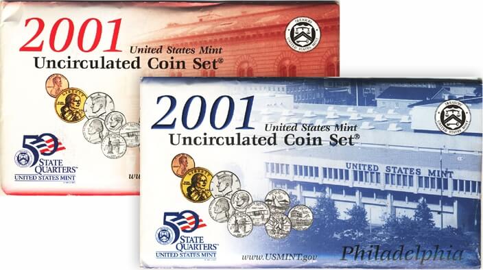 2001 Mint State Packaging